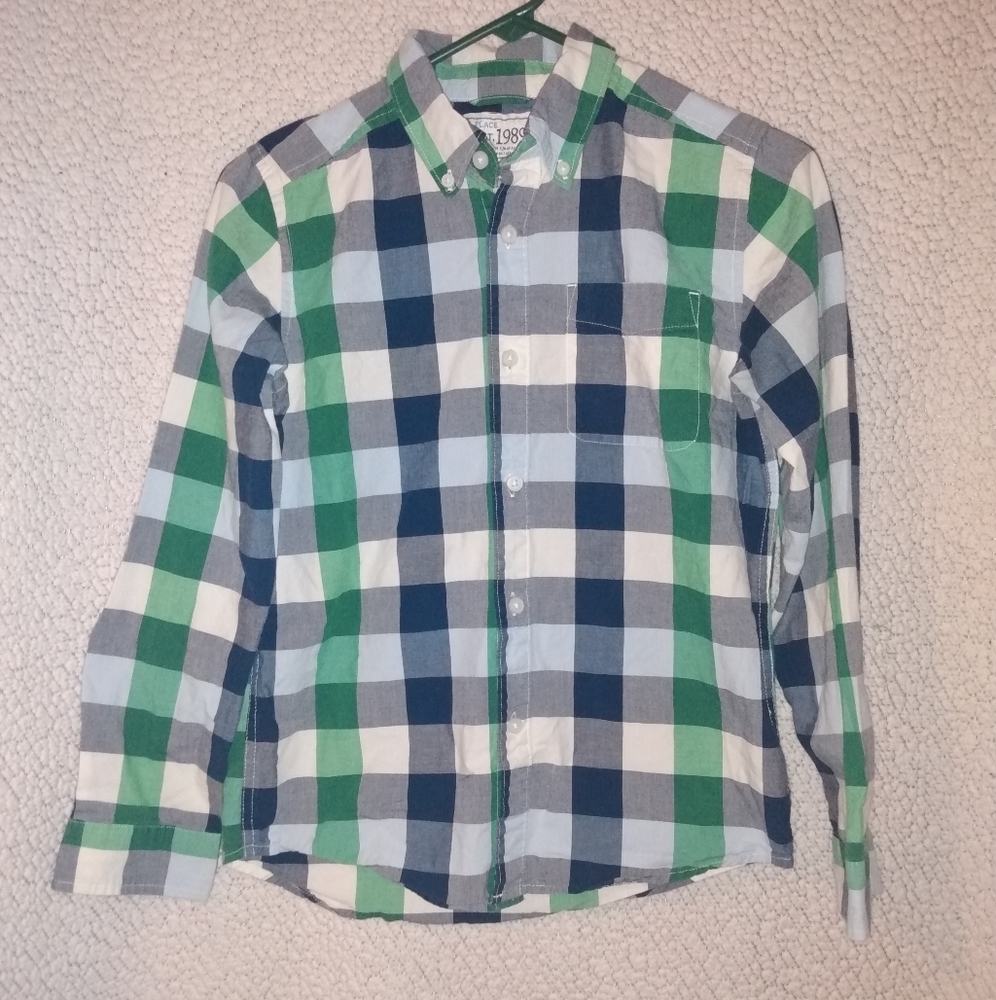 Place Long sleeve Button up Shirt